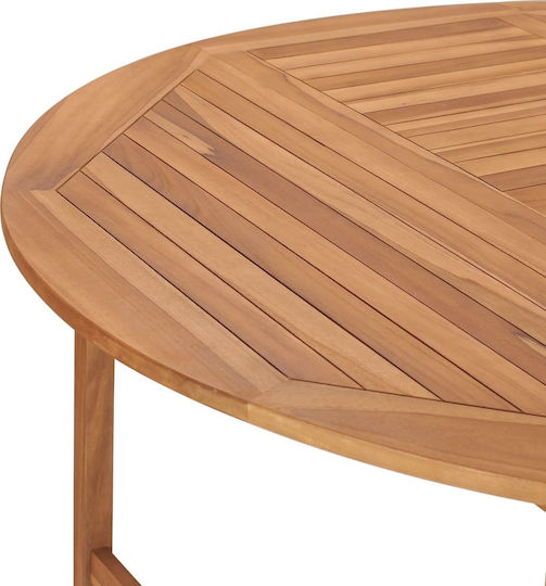 Τραπέζι Εξωτερικού Χώρου από Teak 150x150x76εκ.