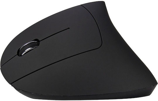 Inter-Tech Eterno KM-206 Kabellos Ergonomisch Vertikal Maus für Linkshänder Schwarz