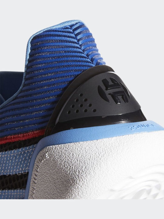 Harden Stepback Χαμηλά Μπασκετικά Παπούτσια Core Black / Team Light Blue / Collegiate Royal