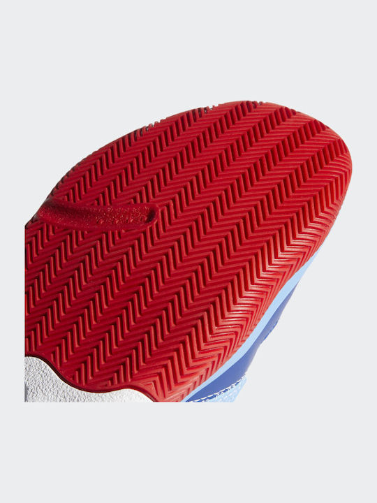 Harden Stepback Χαμηλά Μπασκετικά Παπούτσια Core Black / Team Light Blue / Collegiate Royal