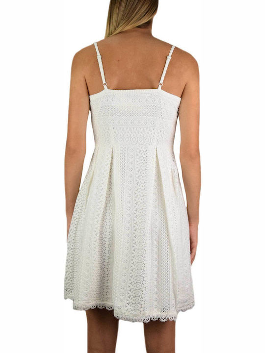 Rochii De Vară Pentru Femei Mini Rochie Alb/Cloud Dancer