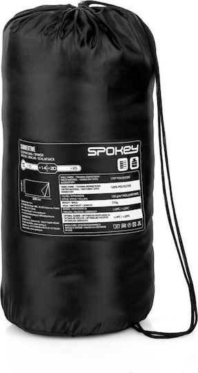 Spokey Sac de dormit Single De vară Summertime Negru