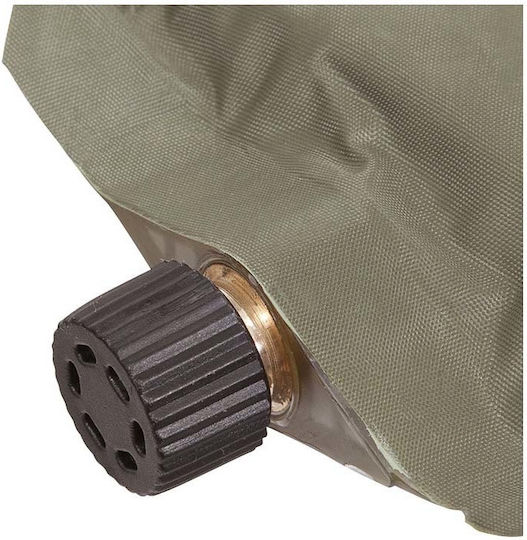 Escape Self-Inflating Single Camping Sleeping Mat 200x65cm Thickness 3.5cm in Khaki color