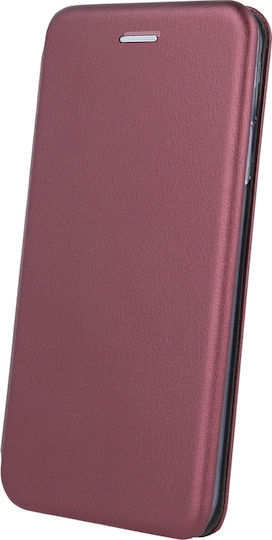 Forcell Book Δερματίνης Μπορντό (Redmi Note 8 Pro)