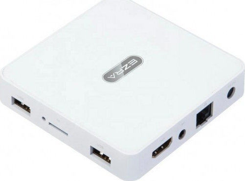 TV Box Ezra BT-01 4K UHD cu WiFi USB 2.0 2GB RAM și 16GB Spațiu de Stocare cu Sistem de Operare Android 9.0