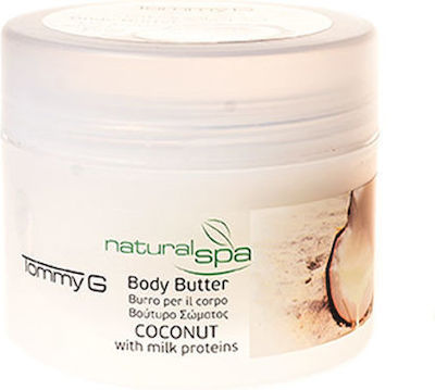 TommyG Natural Spa Feuchtigkeitsspendendes Butter Körper mit Duft Kokosnuss 200ml