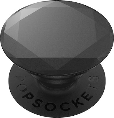 PopSockets PopGrip for Mobile Phone Black Metallic Diamond