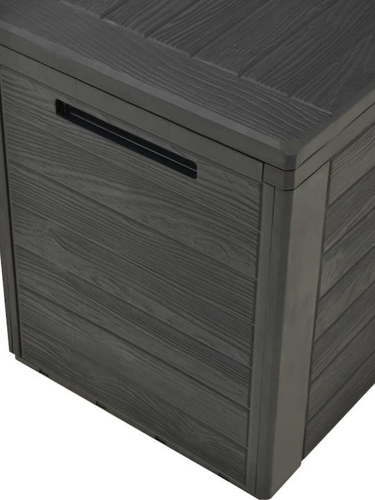 vidaXL Outdoor Storage Box 190lt Gray L78xW44xH55cm