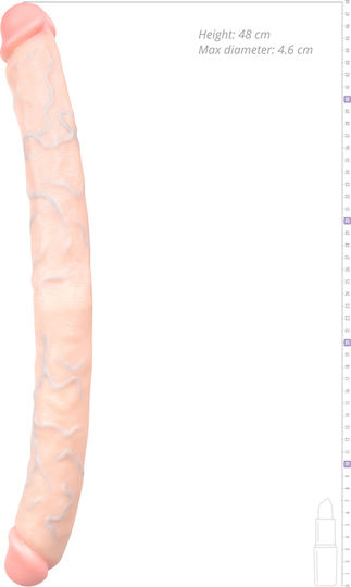 Easytoys Διπλό Dildo Flesh 50cm