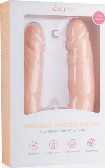 Easytoys Διπλό Dildo Flesh 40cm