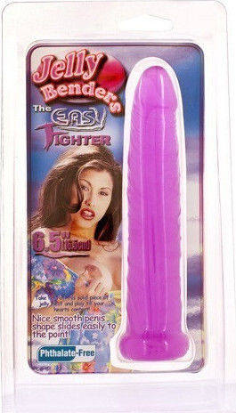 Nanma Jelly Benders The Easy Fighter Ρεαλιστικό Dildo Purple 16.5cm
