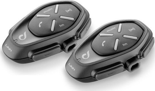 Interphone Link Twin Pack Dual Intercom for Riding Helmet with Bluetooth INTERPHOLINKTP