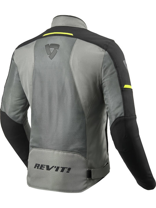 Rev'IT Airwave 3 Sommer Herren Motorradjacke Grey/Black FJT273-3510