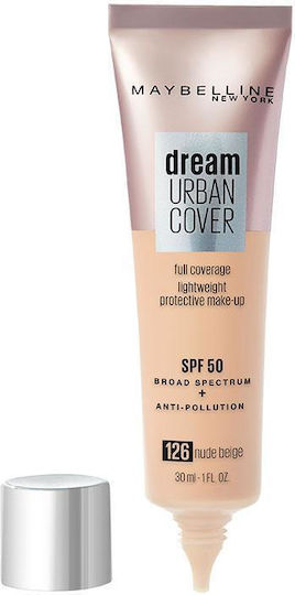 Maybelline Dream Urban Cover Liquid Make Up SPF50 26 Nude Beige 30ml