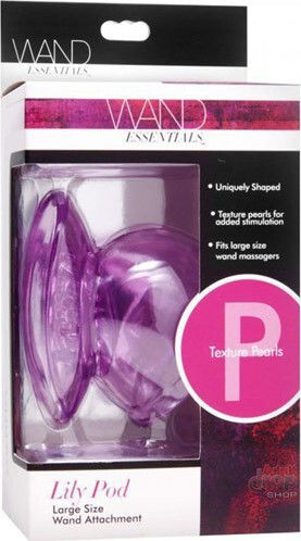 XR Wand Essentials Lily Pod Vibrator Head Purple