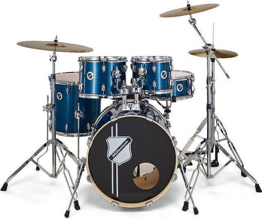 Millenium MX422 Standard Set Drum Set Blue Lining
