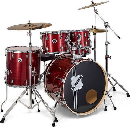 Millenium MX422 Standard Set Drum Set Red Lining