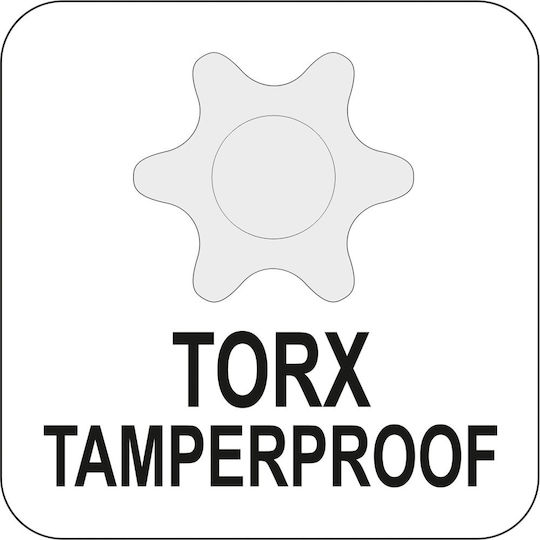 Yato Torx-Schlüssel mit Spitze der Größe T8