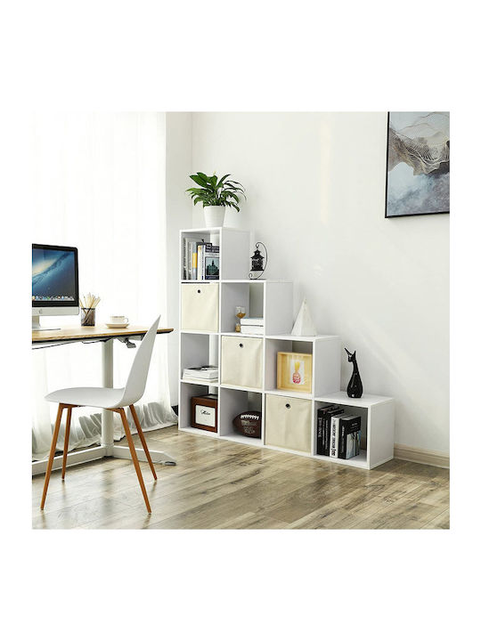 Bibliotecă Alb 129.5x29x129.5cm