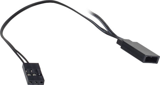 Argus RS-051 Case Fan 120mm 900rpm 29.4cfm with RGB Lighting and 2-Pin Connection