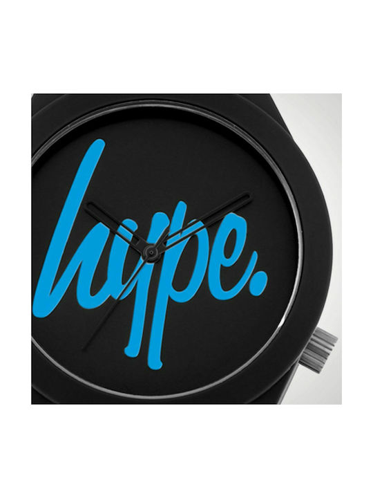 Hype Watch with Black Rubber Strap HYG003BU