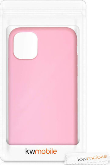 KWmobile Rubber Back Cover Σιλικόνης Ροζ (iPhone 11)