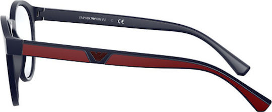 Emporio Armani Plastic Eyeglass Frame with Clip On Black EA4152 56691W