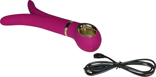 Fun Toys Gvibe 2 Δονητής για Ζευγάρια 18cm Raspberry