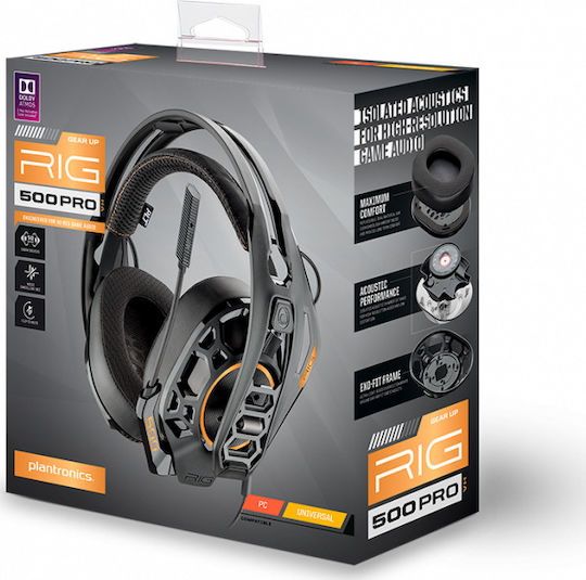 Plantronics RIG 500 PRO HA Over Ear Gaming Headset με σύνδεση 3.5mm