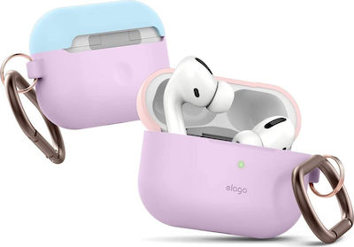 Elago Duo Hang Case Hülle Silikon mit Haken in Mehrfarbig Farbe für Apple AirPods Pro