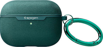 Spigen Urban Fit Hülle Silikon mit Haken in Grün Farbe für Apple AirPods Pro