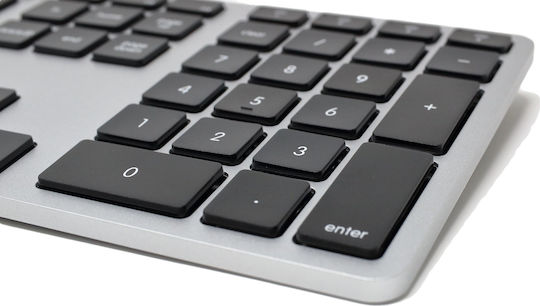 Matias Multi-Pairing for Mac Ασύρματο Bluetooth Πληκτρολόγιο Αγγλικό UK Συμβατό με Mac Ασημί