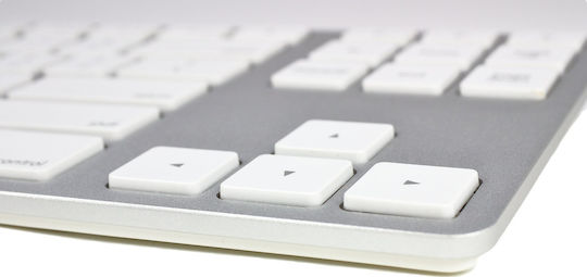 Matias Aluminum Tenkeyless Kabellos Bluetooth Nur Tastatur Englisch UK Silber