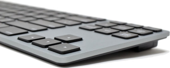 Matias Aluminum Tenkeyless Ασύρματο Bluetooth Πληκτρολόγιο Αγγλικό UK Συμβατό με Mac Γκρι