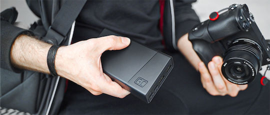 Green Cell PowerPlay20 20000mAh 18W με 2 Θύρες USB-A και Θύρα USB-C Quick Charge 3.0 Μαύρο