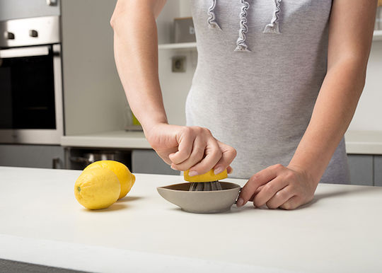 Nava Classic Juicer Lemon with Container made of Plastic in Gray Color