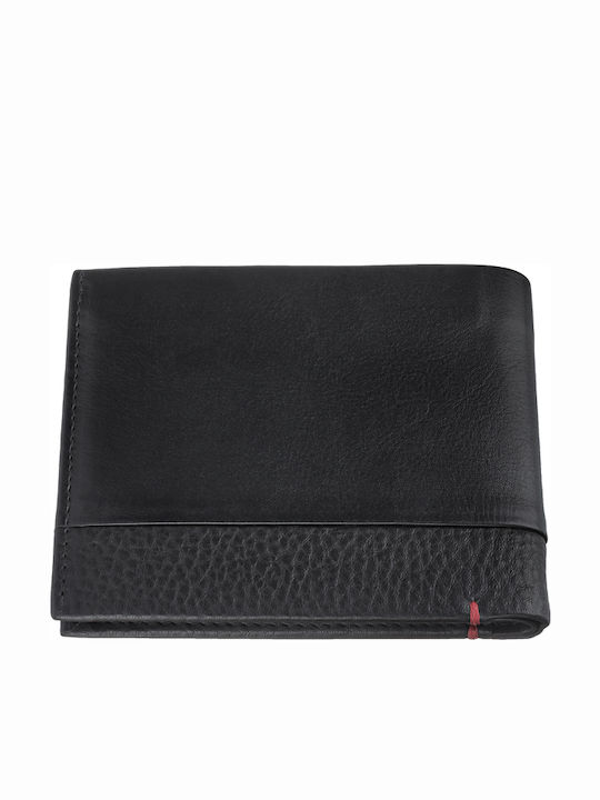 Leather Men's Wallet Cards Black