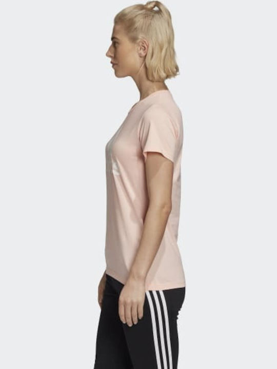 Adidas Must Haves Badge Sport Γυναικείο Αθλητικό T-shirt Haze Coral