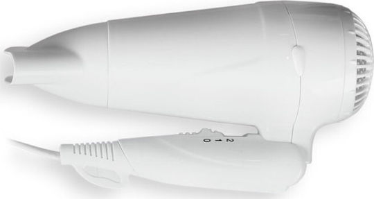 Life Resort White Hotel Hair Dryer 1.6kW with Spiral Cable up to 150cm