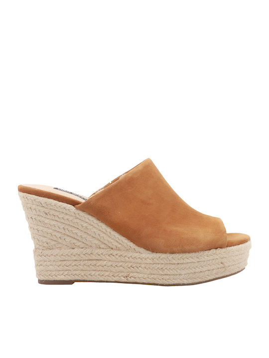 Denna Platforme dama în Tip Pantofi Slip On Culoare Tabac maro
