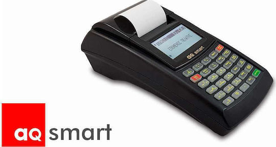 Carat AQ Smart Φορητή Ταμειακή Μηχανή χωρίς Μπαταρία σε Λευκό Χρώμα