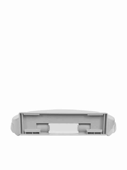 vidaXL Toilettenbrille Schlank Soft-Close Kunststoff 46x34cm Gray