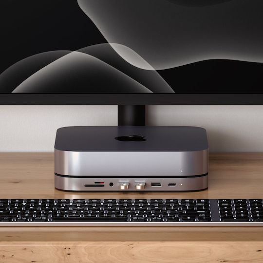 Satechi USB-C Docking Station mit PD Ethernet Gray (ST-ABHFM)