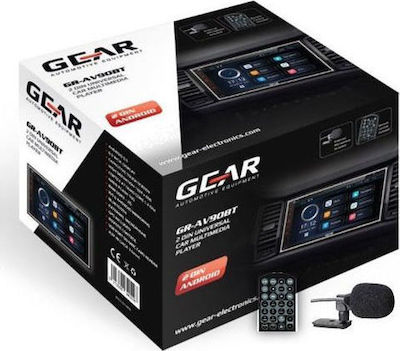 Gear Ηχοσύστημα Αυτοκινήτου Universal 2DIN (Bluetooth/USB/GPS) με Οθόνη Αφής 6.9"