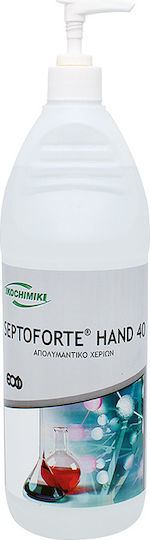 Ikochimiki Septoforte Hand 40 Υγρό Αντισηπτικό Χεριών με Αντλία 1000ml Natural