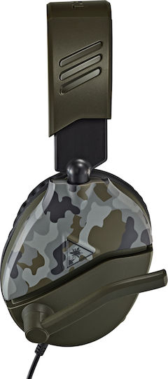 Turtle Beach Recon 70 Over Ear Gaming Headset with Connection 3.5mm Green Camo