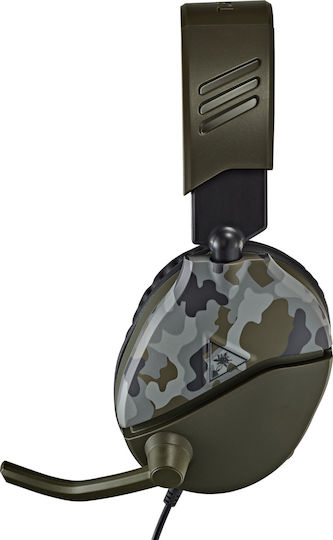 Turtle Beach Recon 70 Over Ear Gaming Headset with Connection 3.5mm Green Camo