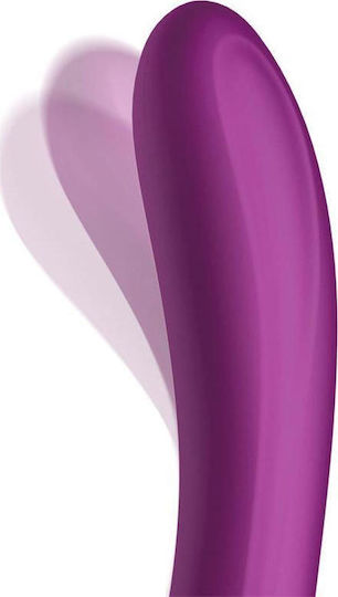 Action No 2 Finger Double Function Δονητής Rabbit 24cm Purple