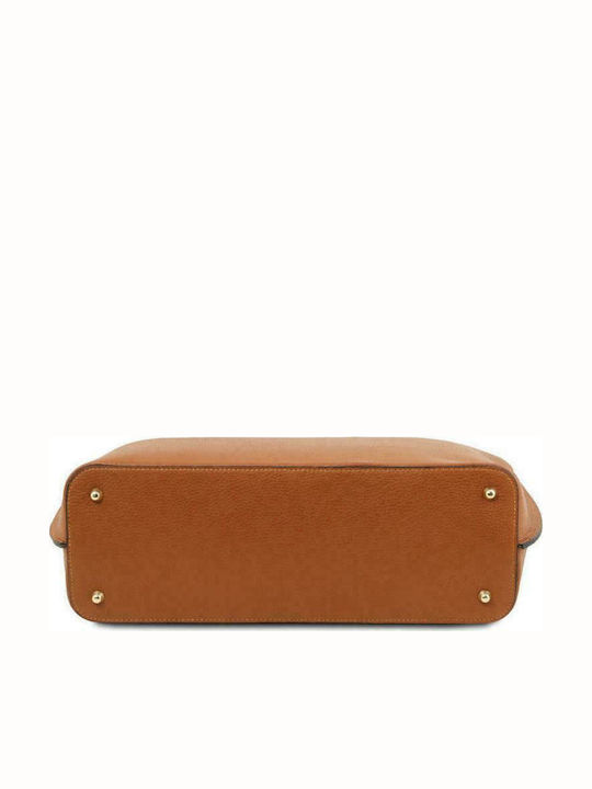 TL Leather Women's Bag Shopper Shoulder Tabac Brown