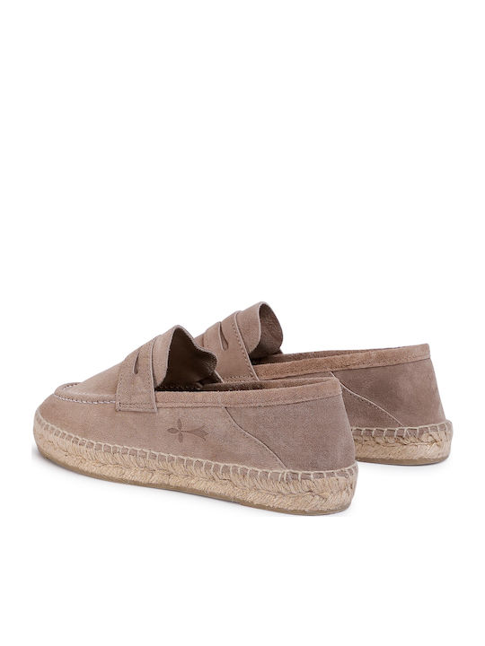 Hamptons Loafers Suede Γυναικείες Εσπαντρίγιες Vintage Taupe